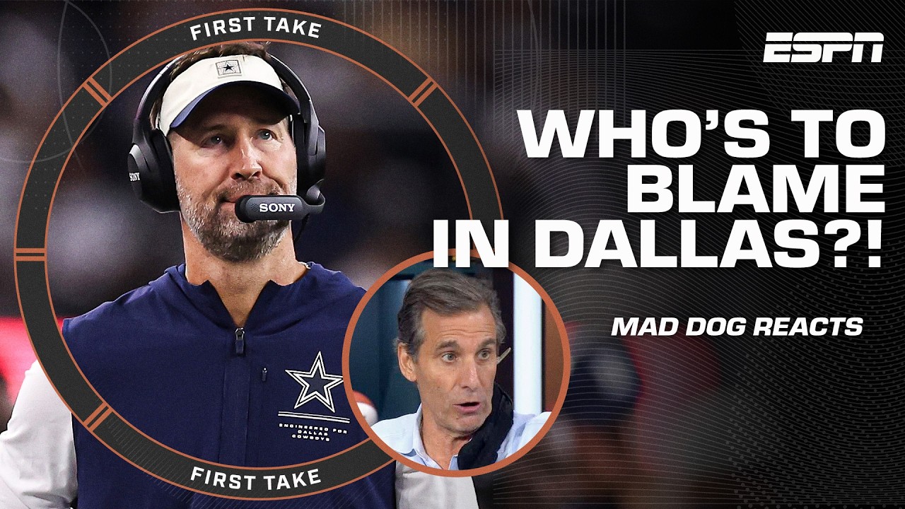 Mad Dog sounds off on Cowboys ‘THAT IS SUCH AN INCREDIBLY STUPID PLAY!’ 😳 | First Take thumbnail