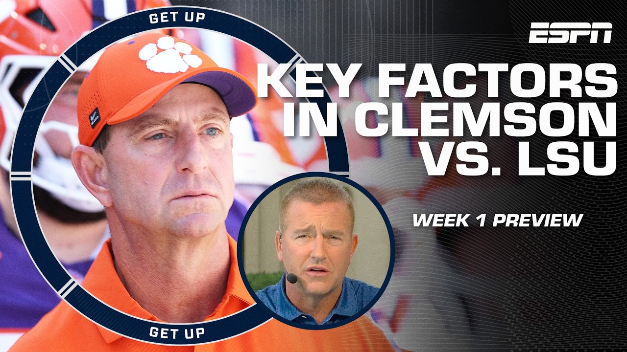 GAME ON 🏈 LSU will be playing a 'PISSED OFF' Clemson team in Week 1 😤 - Kirk Herbstreit | Get Up thumbnail