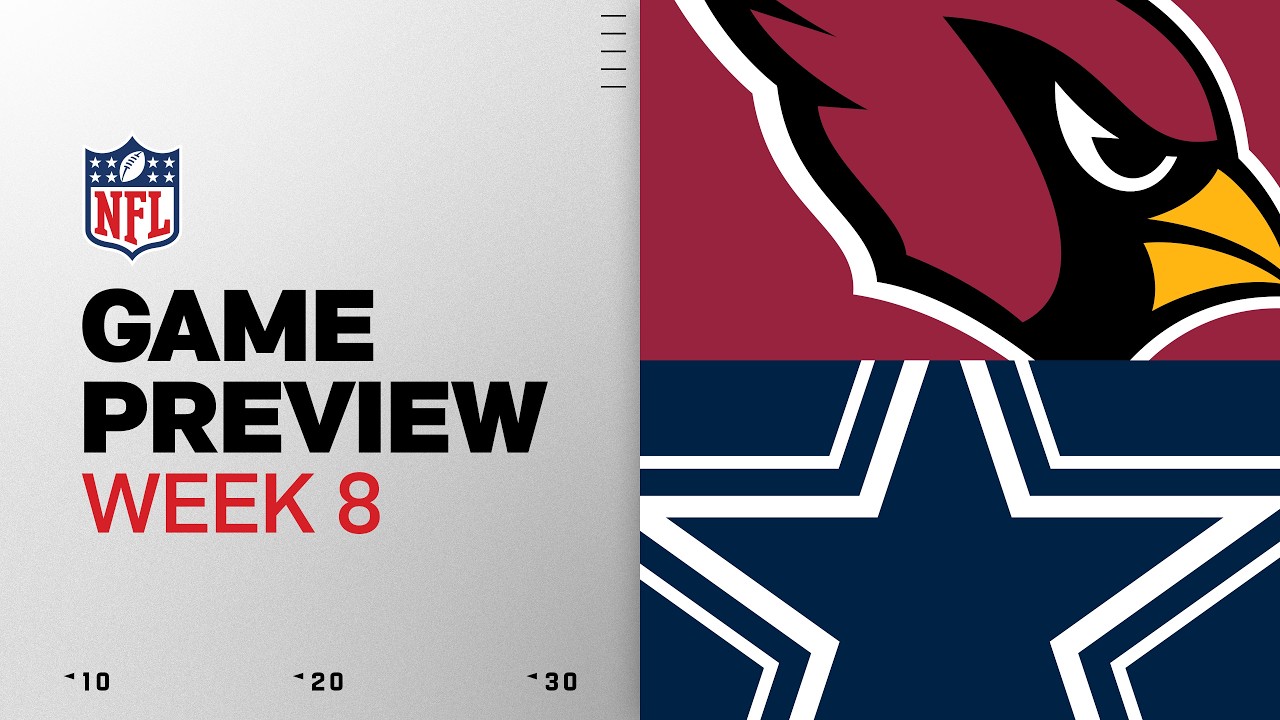 Arizona Cardinals vs Dallas Cowboys | 2026 Week 8 Game Preview thumbnail