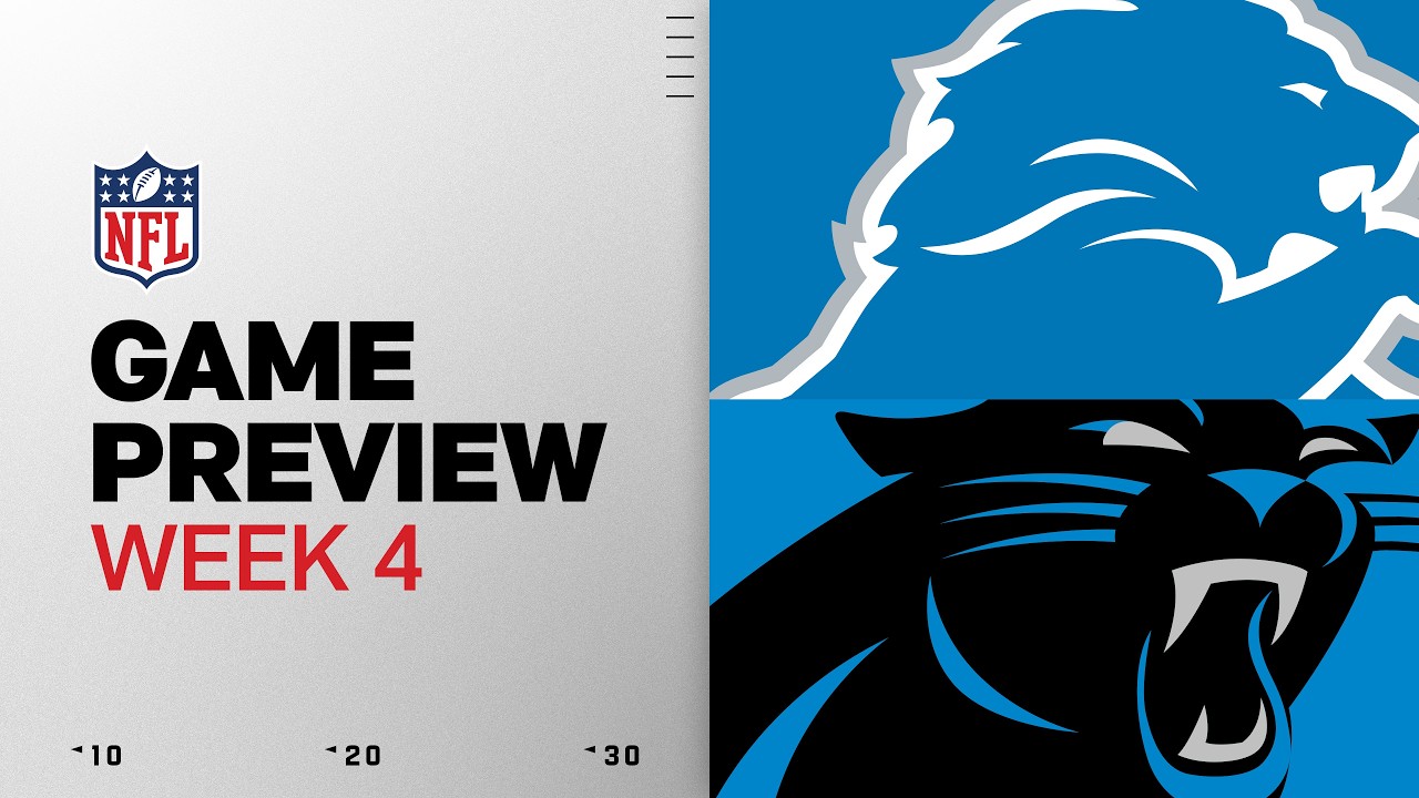 Detroit Lions vs Carolina Panthers | 2026 Week 4 Game Preview thumbnail