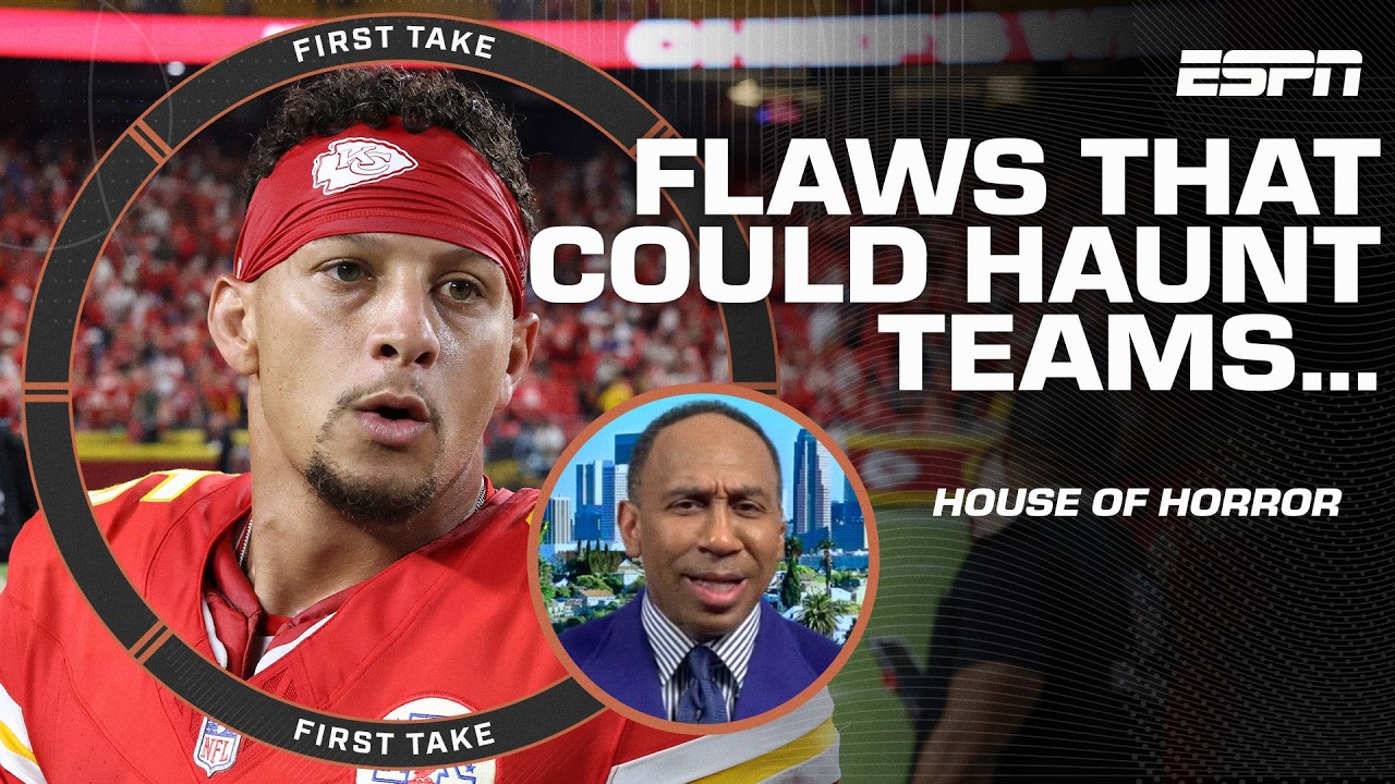 HOUSE OF HORROR 🪦 Will the Chiefs' offense HAUNT the teams Super Bowl hopes? | First Take thumbnail