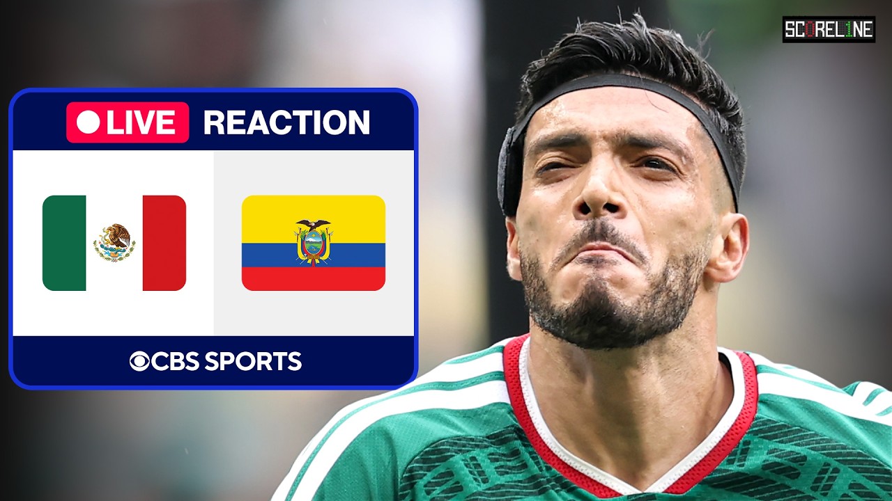 Scoreline LIVE: Mexico vs. Ecuador REACTION thumbnail