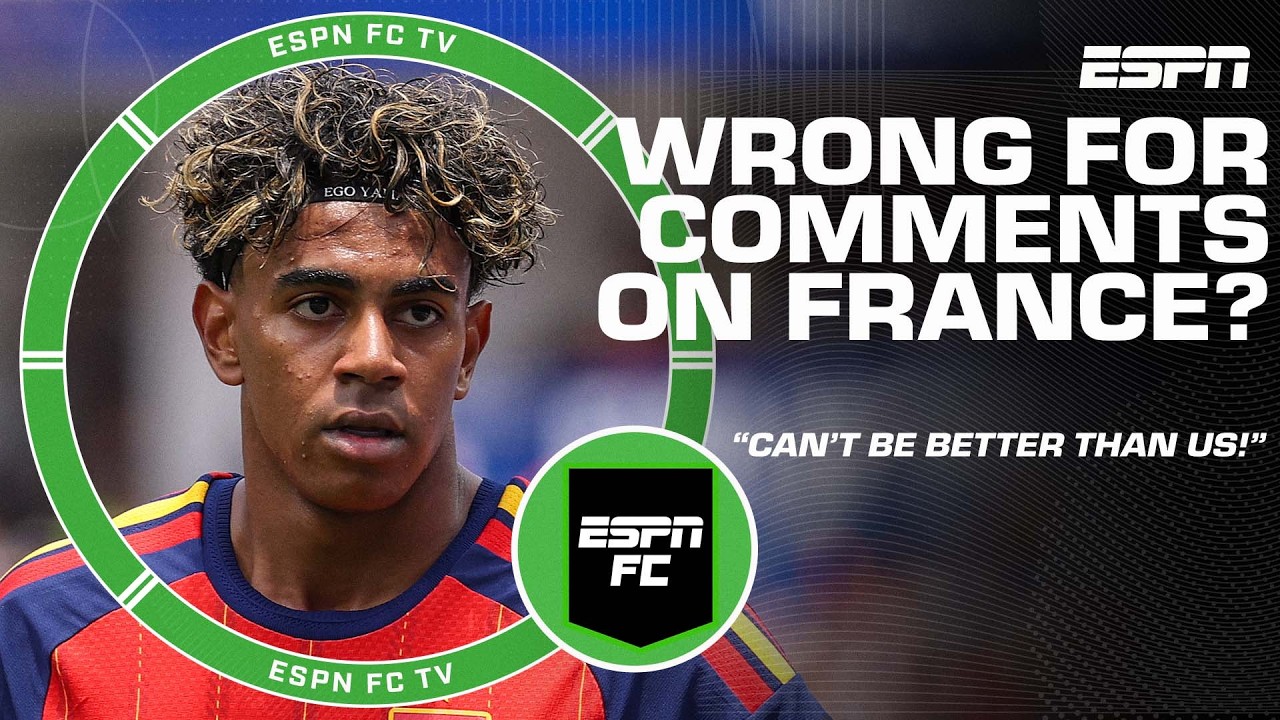 Alejandro Moreno feels Lamine Yamal's comments about France are 'too much!' 👀 | ESPN FC thumbnail