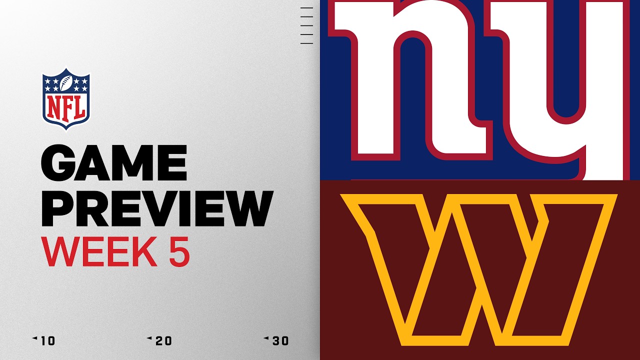 New York Giants vs Washington Commanders | 2026 Week 5 Game Preview thumbnail