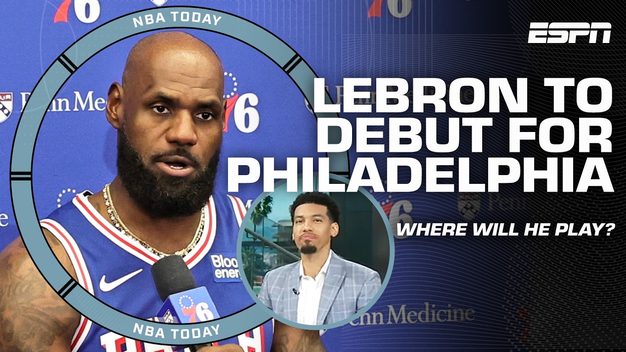 LeBron James to make 76ers PRESEASON DEBUT‼️ Expectations in Philadelphia | NBA Today thumbnail