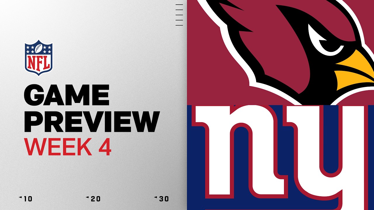 Arizona Cardinals vs New York Giants | 2026 Week 4 Game Preview thumbnail