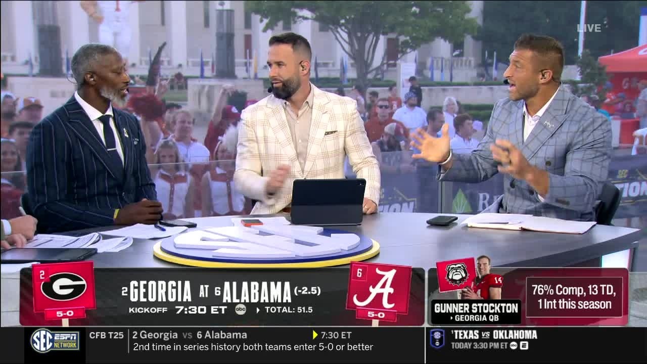GEORGIA VS. ALABAMA 😤 Evaluating who has the edge between SEC juggernauts | SEC Nation thumbnail