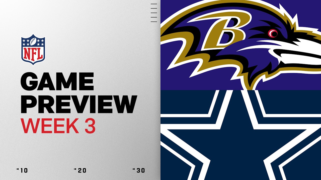 Baltimore Ravens vs Dallas Cowboys Game Preview | 2026 Week 3 thumbnail