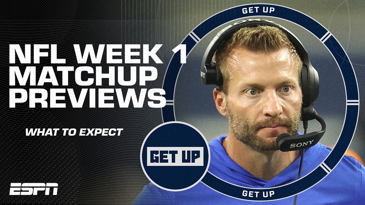 Patriots 🆚 Seahawks 🍿 49ers 🆚 Rams 🏈 NFL Week 1 matchup previews ‼️ | Get Up thumbnail