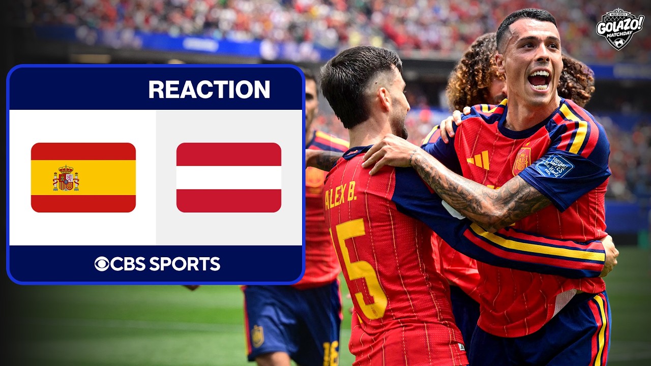 Golazo Matchday LIVE: Spain ADVANCES to Round of 16 after comfortable 3-0 win over Austria thumbnail