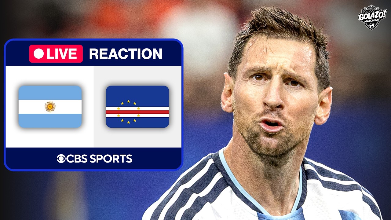 Golazo Matchnight LIVE: Argentina vs. Cape Verde REACTION + Colombia vs. Ghana PREVIEW thumbnail