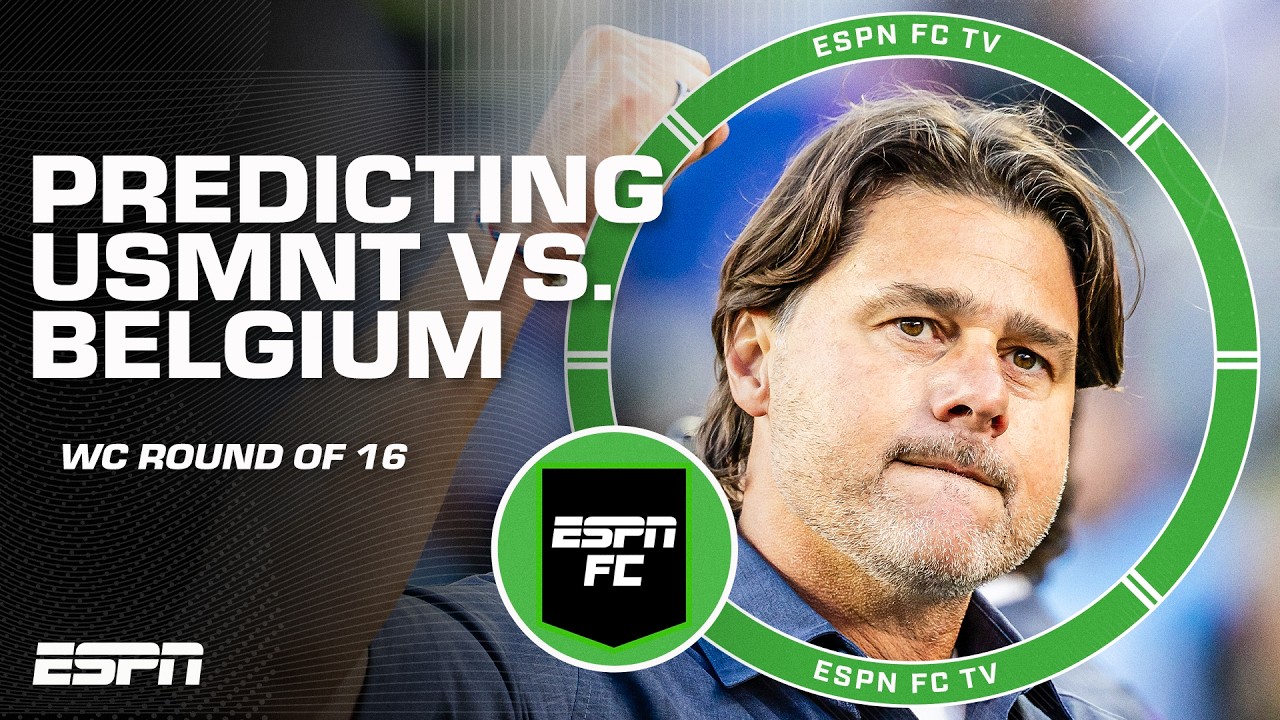 United States vs. Belgium PREDICTIONS 🍿 2026 World Cup Round of 16 | ESPN FC thumbnail