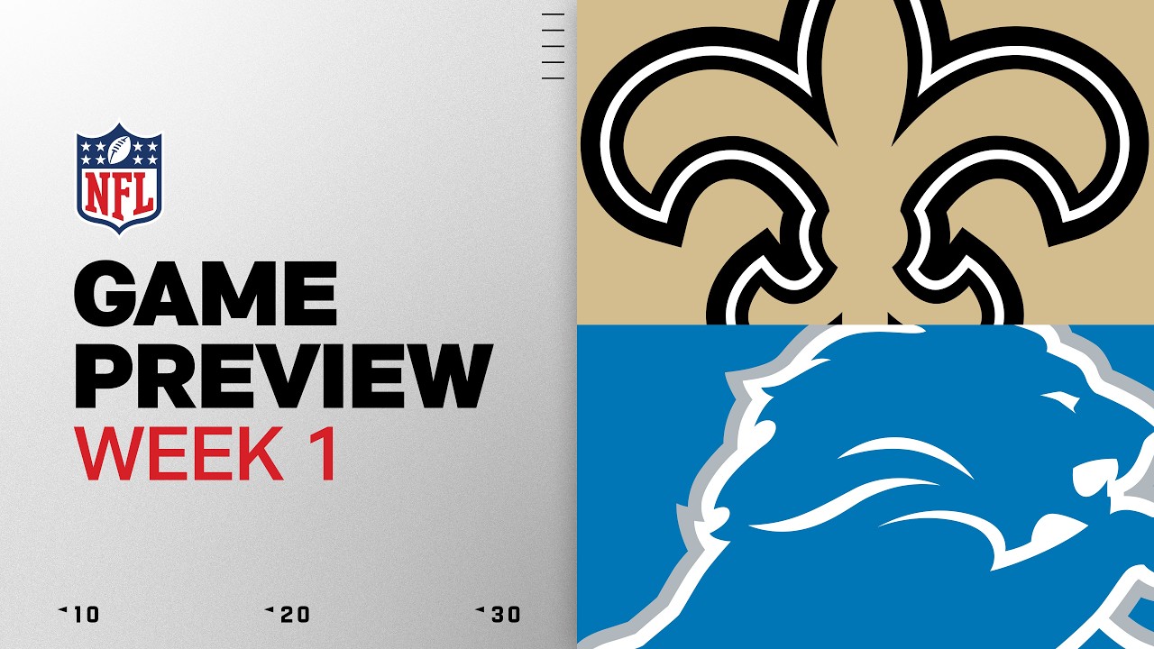 New Orleans Saints vs Detroit Lions | 2026 Week 1 Game Preview thumbnail
