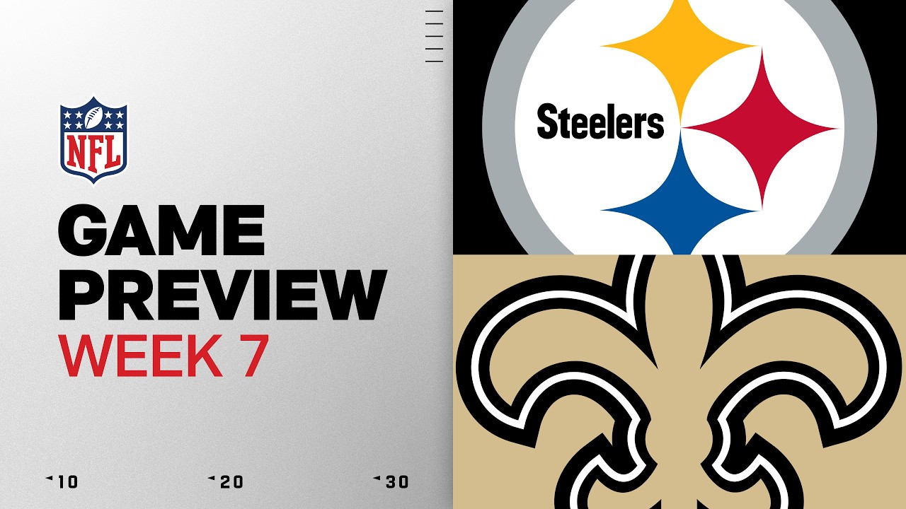 Pittsburgh Steelers vs New Orleans Saints | 2026 Week 7 Game Preview thumbnail