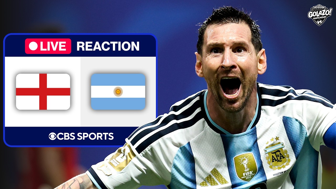 Golazo Matchday LIVE: England vs. Argentina INSTANT REACTION thumbnail