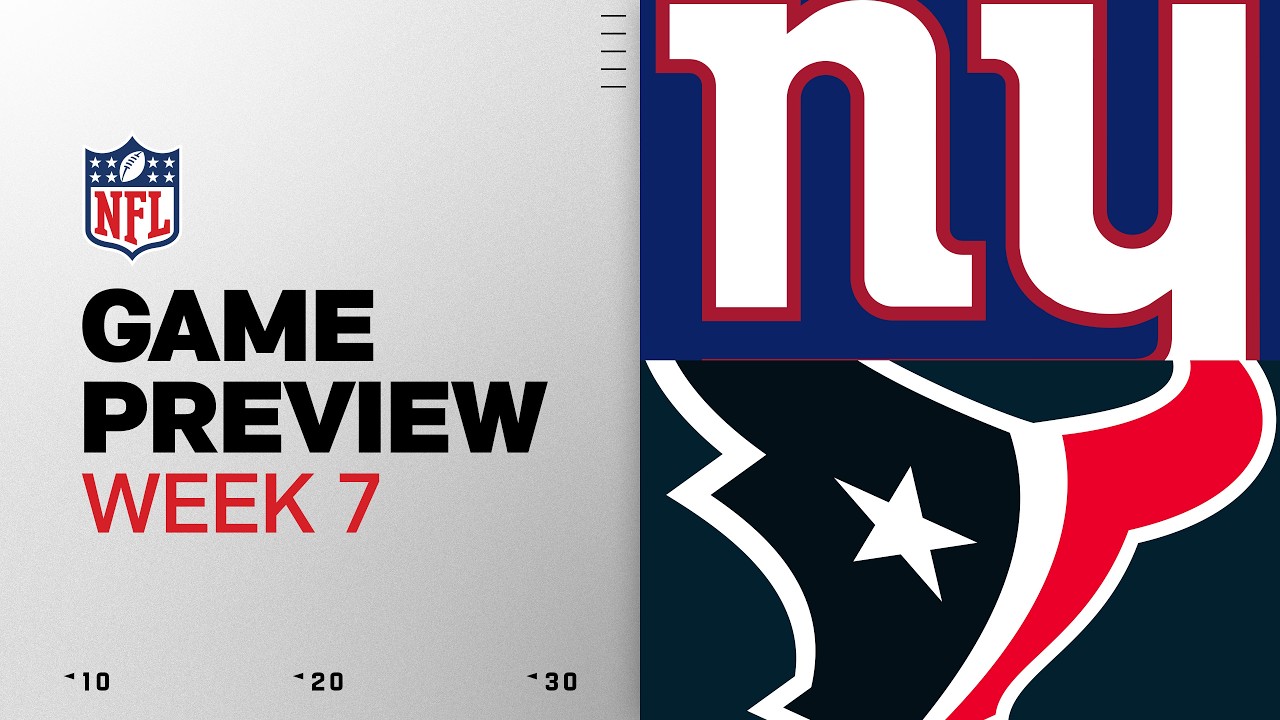 New York Giants vs Houston Texans | 2026 Week 7 Game Preview thumbnail