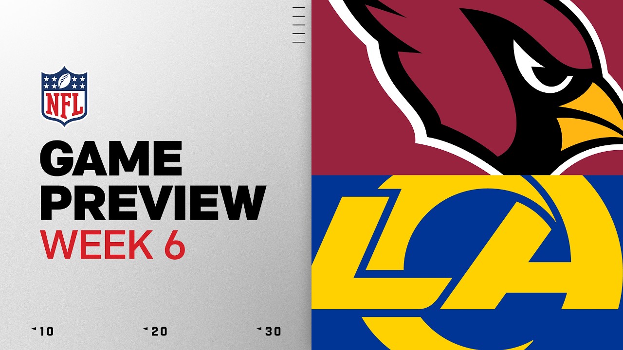 Arizona Cardinals vs Los Angeles Rams | 2026 Week 6 Game Preview thumbnail
