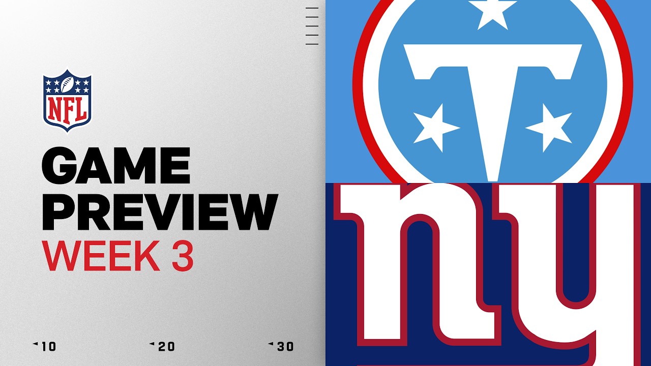 Tennessee Titans vs New York Giants Game PReview | 2026 Week 3 thumbnail