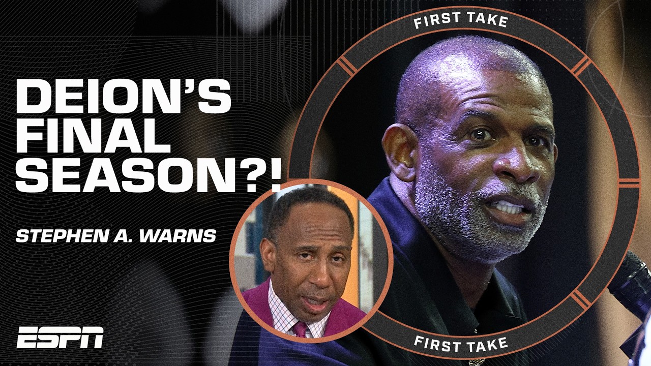 Stephen A. WARNS Deion Sanders ๐ณ 'THIS COULD BE IT' if Colorado has another bad season | First Take thumbnail