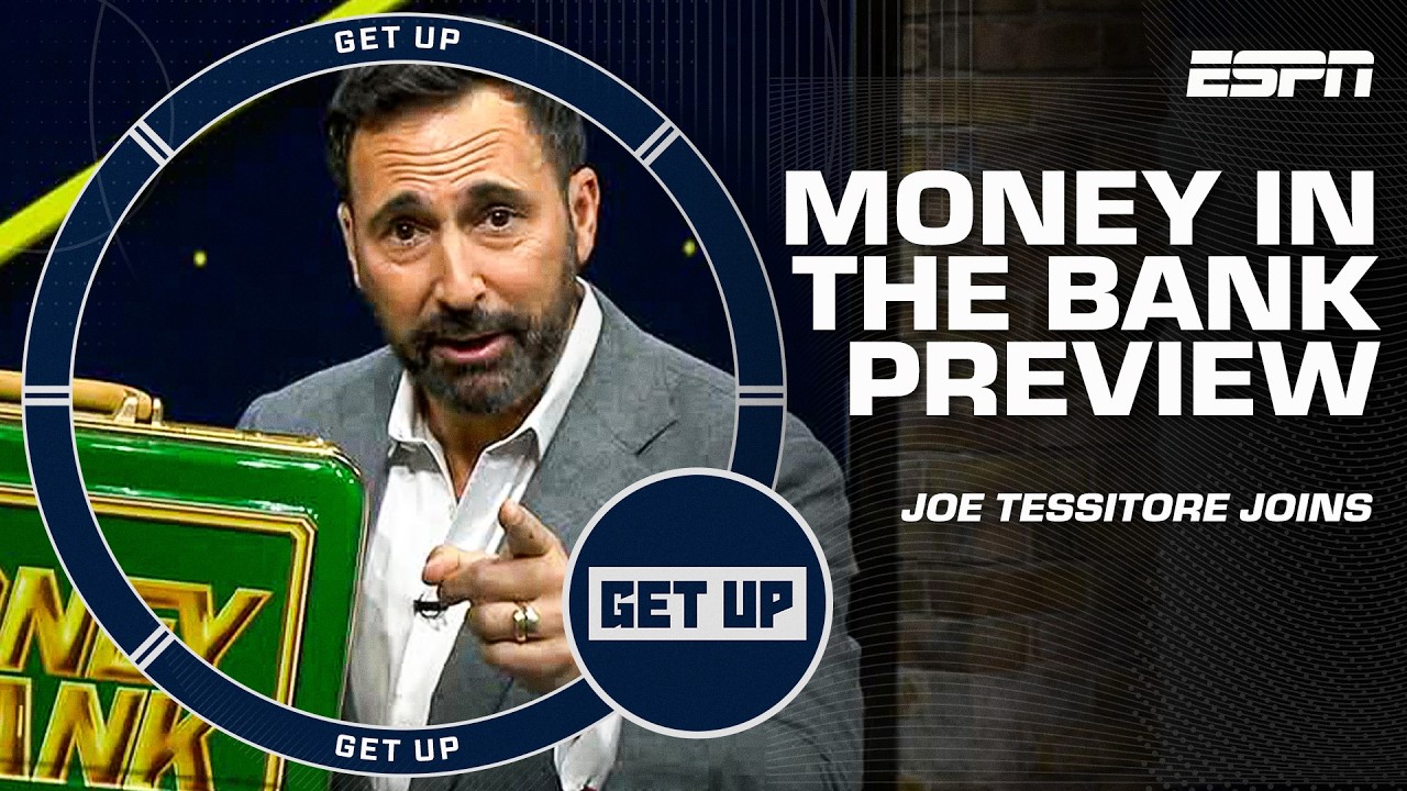 Is Tiffany Stratton the FAVORITE to win Money in the Bank?! 👀 Joe Tessitore thinks so… | Get Up thumbnail