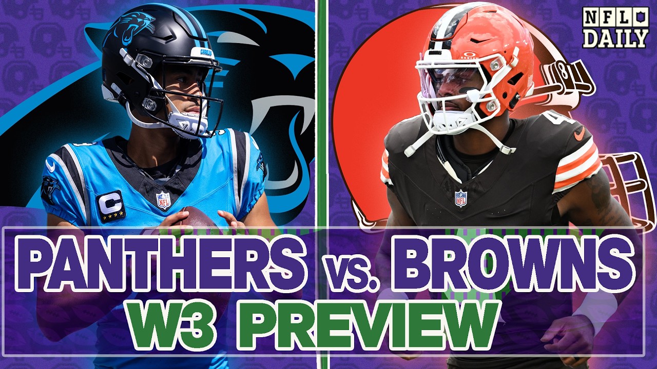 Panthers vs. Browns Week 3 Preview | NFL Daily thumbnail