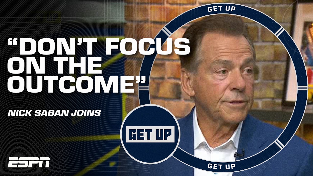 ‘I BECAME VERY PROCESS-ORIENTED’ ✍️ Nick Saban reflects on his career | Get Up thumbnail