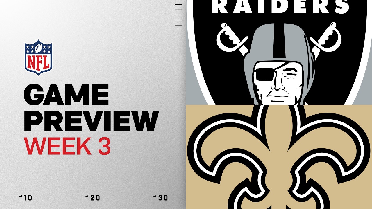Las Vegas Raiders Game vs New Orleans Saints Preview | 2026 Week 3 thumbnail