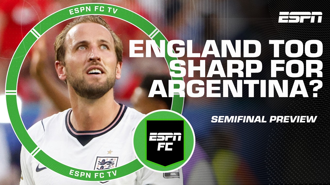 England will prove to be โtoo sharpโ for Argentina โ Shaka Hislop | ESPN FC thumbnail