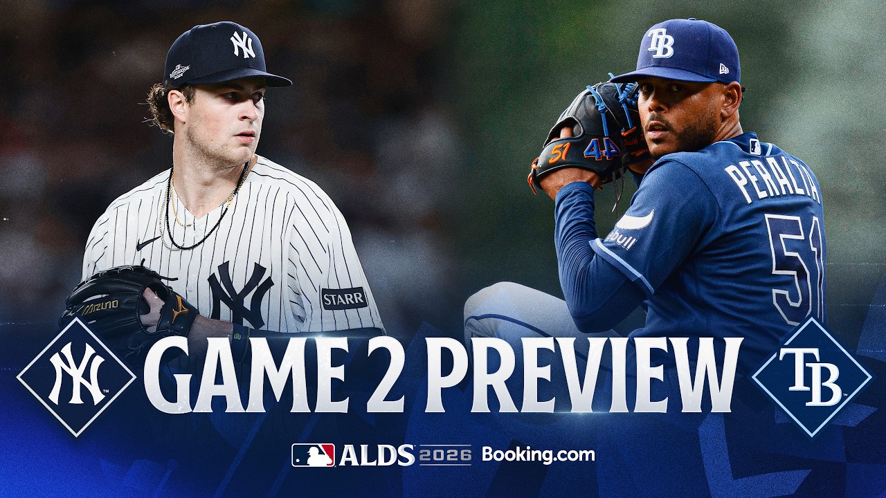Yankees vs. Rays ALDS Game 2 Preview: Schlittler takes the bump vs. Peralta in Tampa Bay thumbnail