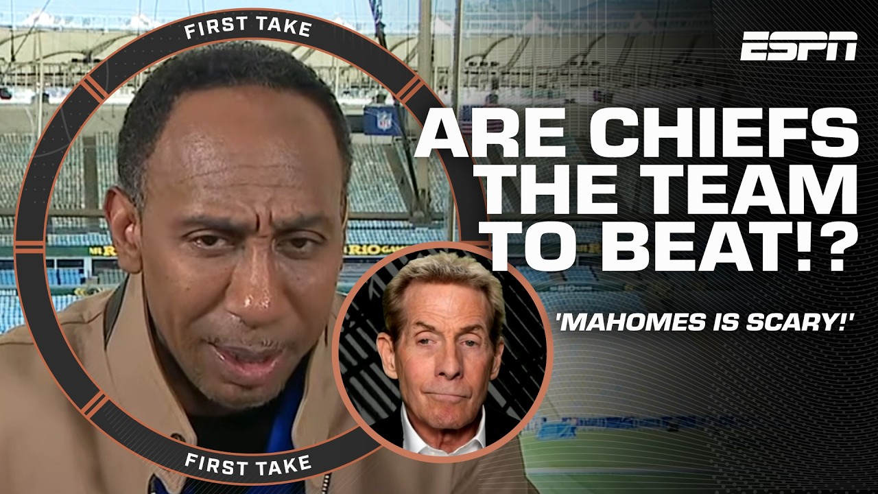 Chiefs? Bills? Stephen A. argues Patrick Mahomes' Chiefs are a ROADBLOCK in the AFC ⛔ | First Take thumbnail